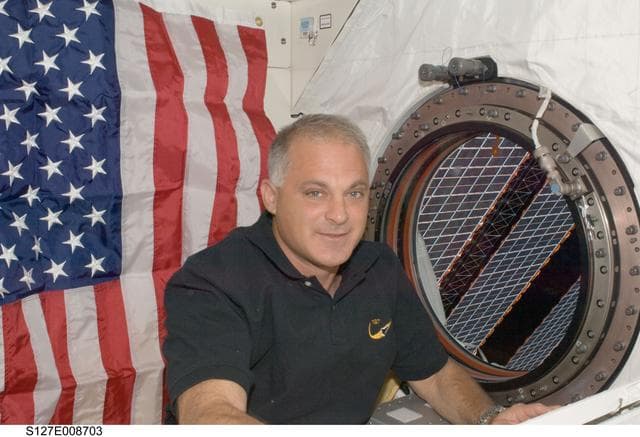 NASA image: Wolf near window in the JEM during Joint Operations