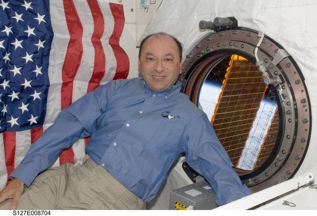 NASA image: Polansky near window in the JEM during Joint Operations