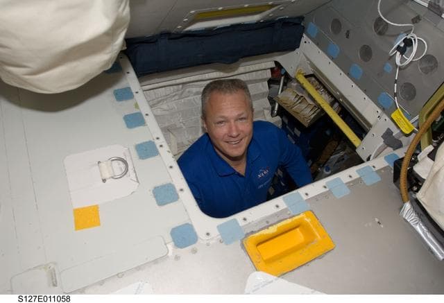 NASA image: Hurley in the aft FD