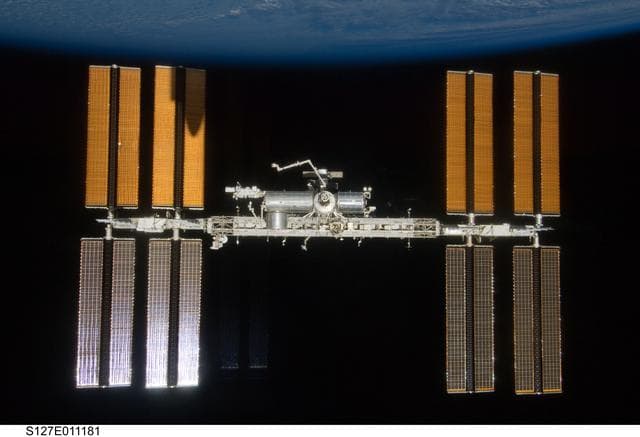NASA image: Fly around view of the ISS by the STS-127 crew