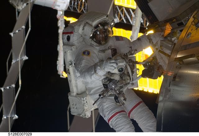 NASA image: STS-128 EVA 1 European Technology Exposure Facility (EuTEF) Relocation OPS