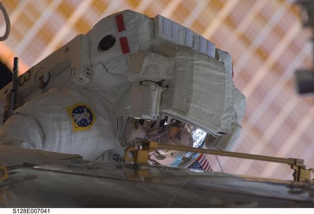 NASA image: STS-128 EVA 1 European Technology Exposure Facility (EuTEF) Relocation OPS