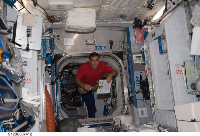 NASA image: Hernandez in US Laboratory Destiny