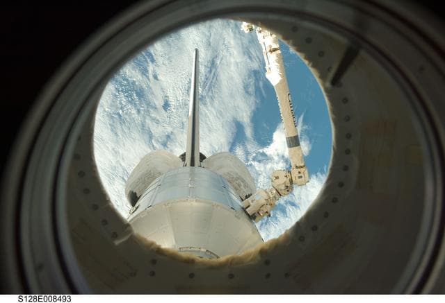 NASA image: MPLM Berthing OPS