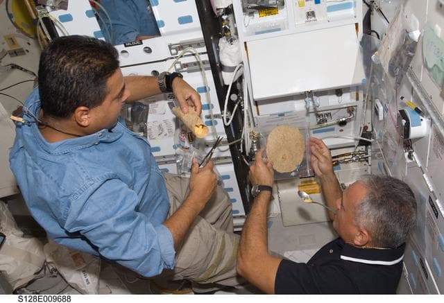 NASA image: Crew Meal on MDDK
