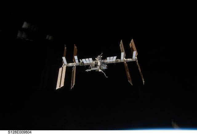 NASA image: ISS Flyaround views from STS-128