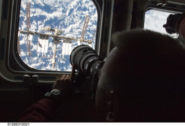 NASA image: Photography on Flight Deck during Separation