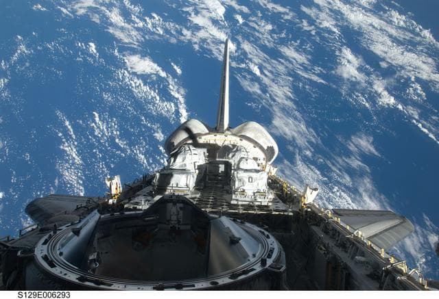 NASA image: View of Atlantis' Payload Bay taken during the STS-129 Mission