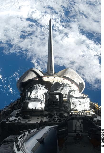 NASA image: View of Atlantis' Payload Bay taken during the STS-129 Mission