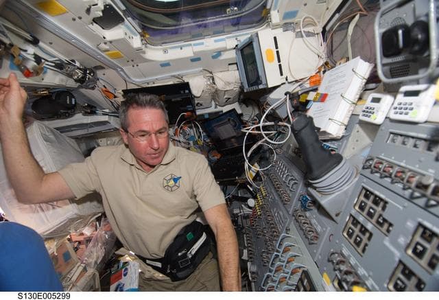 NASA image: Robinson on Aft FD