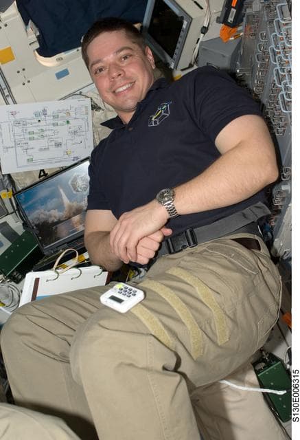 NASA image: Behnken on Aft FD