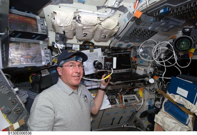 NASA image: Robinson on Aft FD