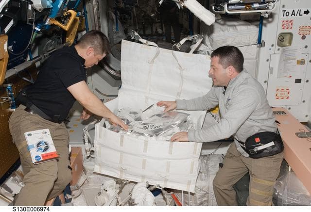 NASA image: Behnken and Patrick in Node 1