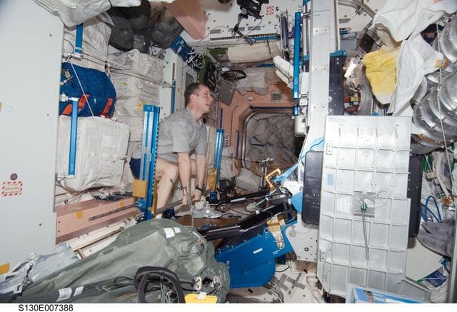 NASA image: Creamer Exercises in Node 1
