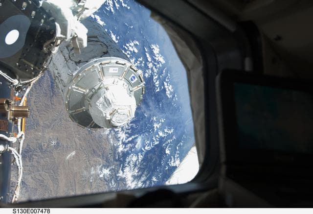 NASA image: Node 3 Transfer to ISS during EVA 1