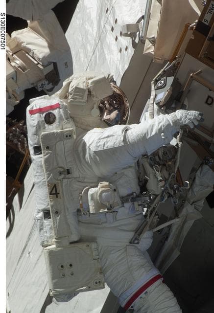NASA image: Behnken during EVA 1