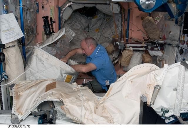 NASA image: Williams in Node 1