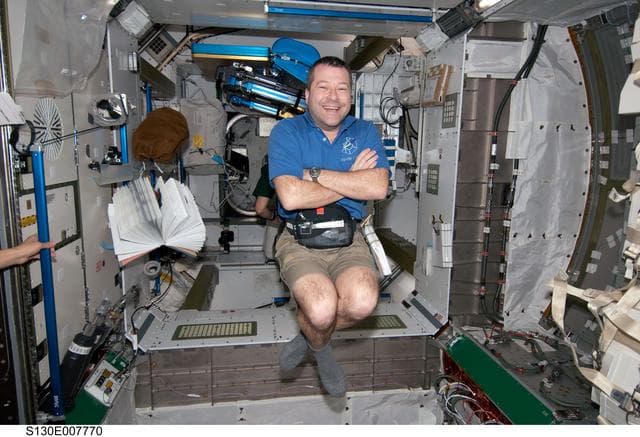 NASA image: Patrick in Node 3