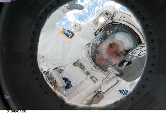 NASA image: Behnken during EVA 2