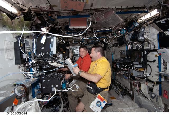 NASA image: Behnken and Patrick in US Lab