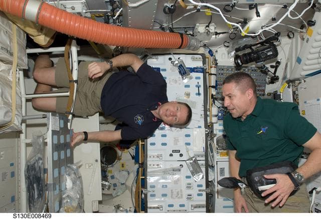 NASA image: Virts and Zamka on MDDK