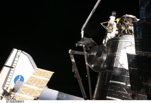 NASA image: Patrick during EVA 3
