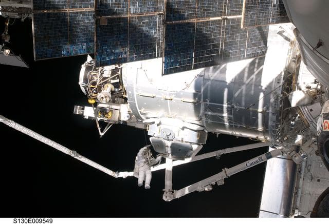 NASA image: Patrick during EVA 3