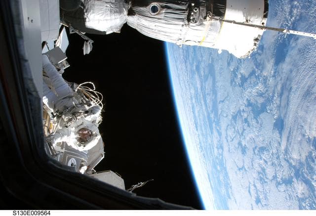 NASA image: Patrick during EVA 3