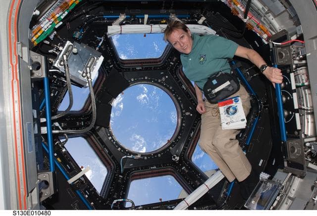 NASA image: Hire in the Cupola