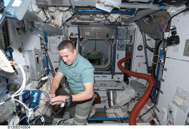 NASA image: Zamka in Node 2