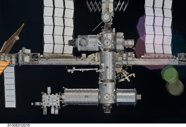 NASA image: Flyaround View of Portions of ISS