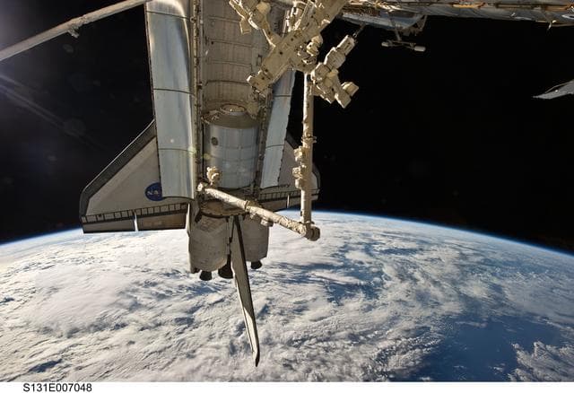 NASA image: STS-131 MPLM Transfer OPS
