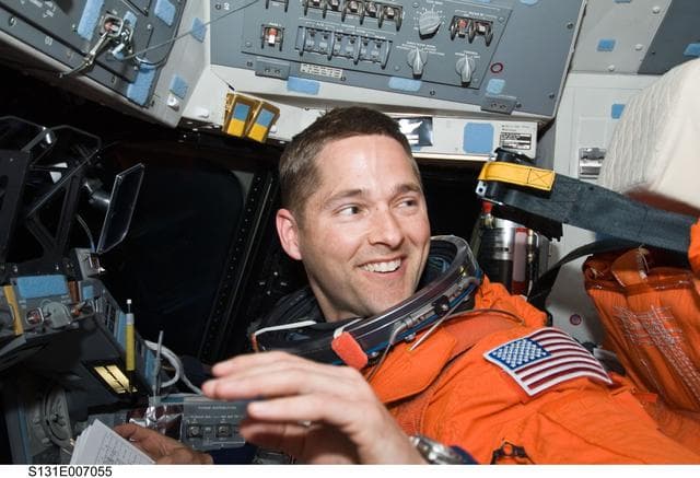 NASA image: Dutton on Flight Deck