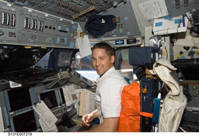 NASA image: Dutton on Flight Deck