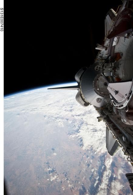 NASA image: PLB and MPLM