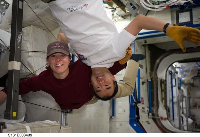 NASA image: Caldwell Dyson and Noguchi in US Laboratory