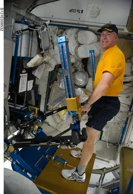 NASA image: Poindexter on ARED in Node 3
