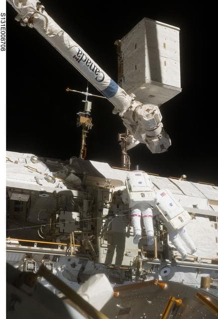 NASA image: STS-131 EVA 2 S1 ATA Relocation OPS