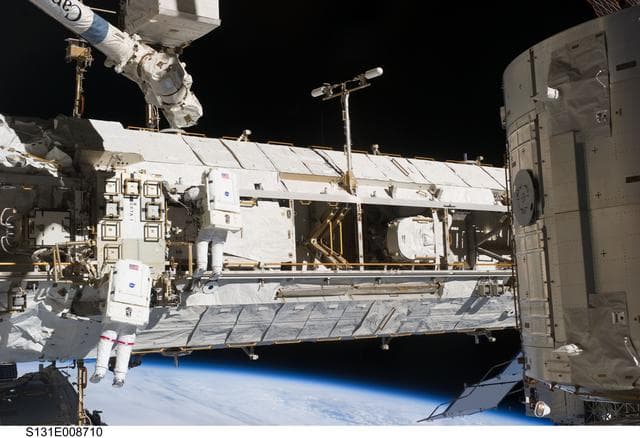 NASA image: STS-131 EVA 2 S1 ATA Relocation OPS