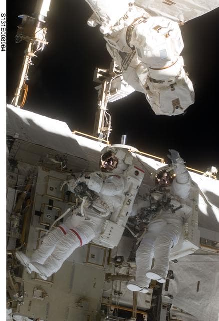 NASA image: STS-131 EVA 2 S1 ATA Relocation OPS