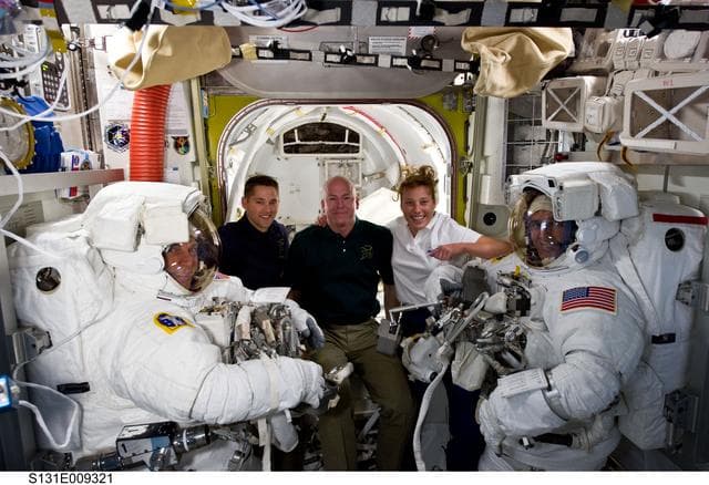 NASA image: STS-131 EVA 3 Prep