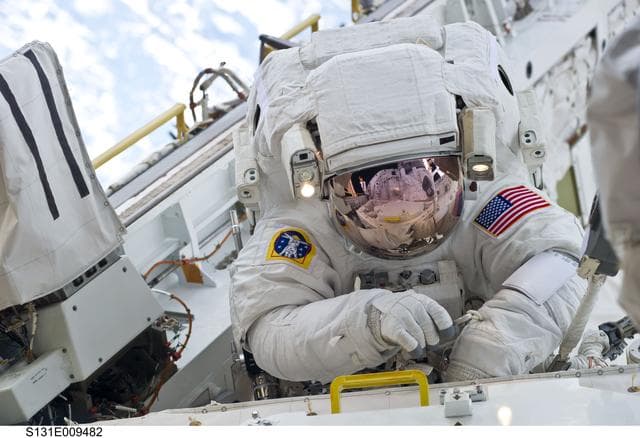 NASA image: Anderson in PLB