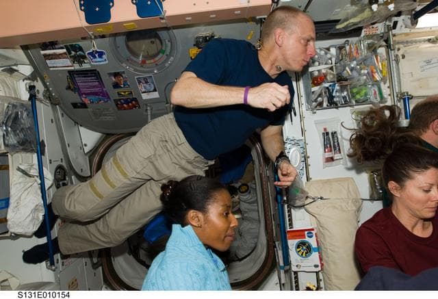 NASA image: Crew Meal in Node 1