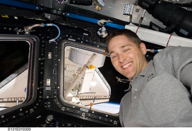 NASA image: Dutton in Cupola