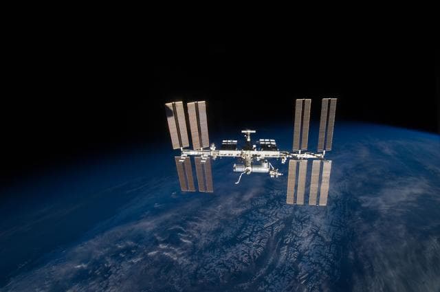 NASA image: ISS Flyaround