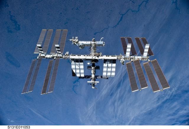 NASA image: ISS Flyaround