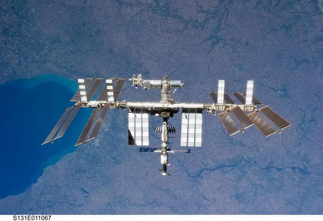 NASA image: ISS Flyaround