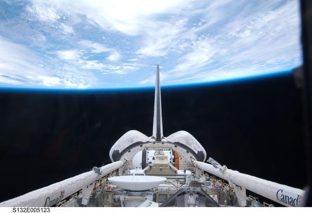 NASA image: Payload Bay on Space Shuttle Atlantis during STS-132