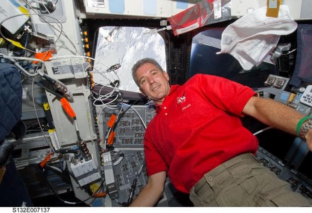 NASA image: Good in the aft FD during STS-132