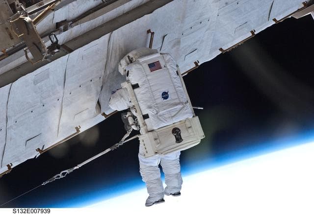 NASA image: Reisman on EVA 1 during Joint Operations